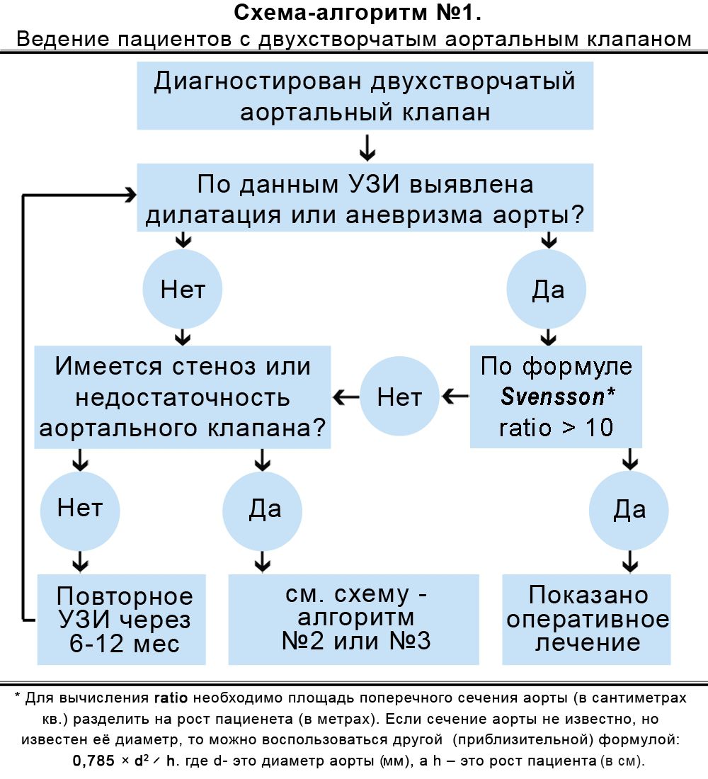 Ведение пациентов с двухстворчатым аортальным клапаном Ведение пациентов с двухстворчатым аортальным клапаном