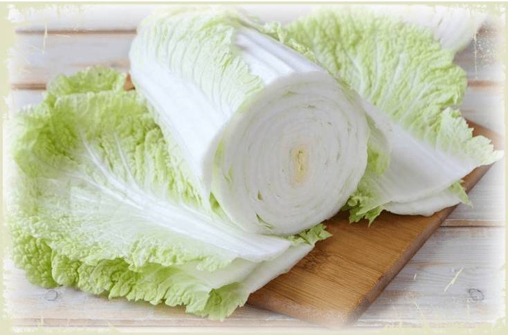 лист китайской капусты